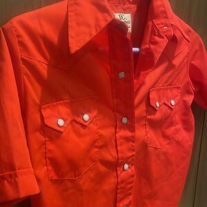 Vintage Western Cowgirl Pearl Snap